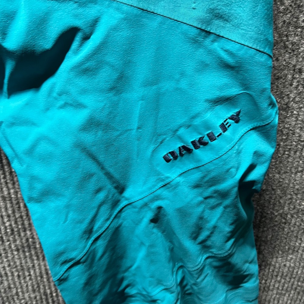 Oakley Pro Rider GoreTex Pro Ski Pants Mens L Teal RECCO Snowboard Shell Winter - Picture 12 of 16